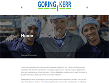 Tablet Screenshot of goring-kerr.com
